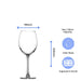 Engraved Enoteca Wine Glass with Sideways Name Design Image 3