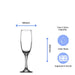 Engraved Champagne Flute with Happy Birthday Name Design Image 3