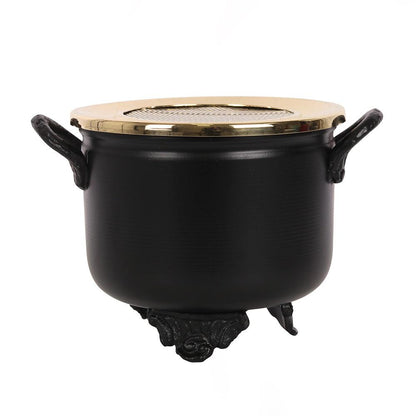 Triple Moon Cauldron Resin Incense Burner