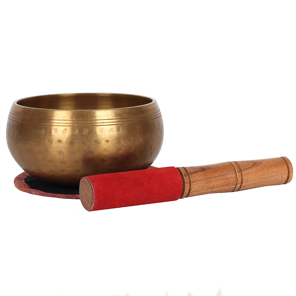 12cm Beaten Brass Singing Bowl