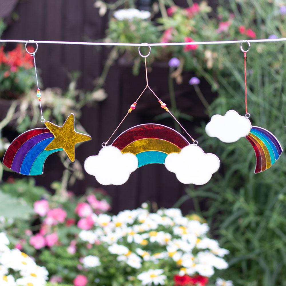 19cm Cloud and Rainbow Suncatcher