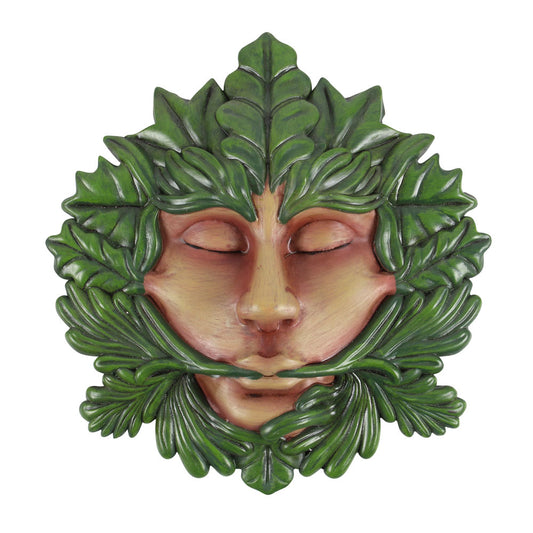 Green Goddess Resin Wall Plaque