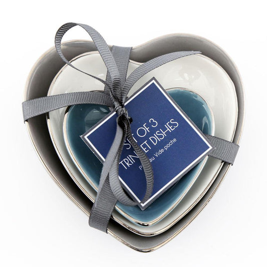 Heart Trinket Dish Set