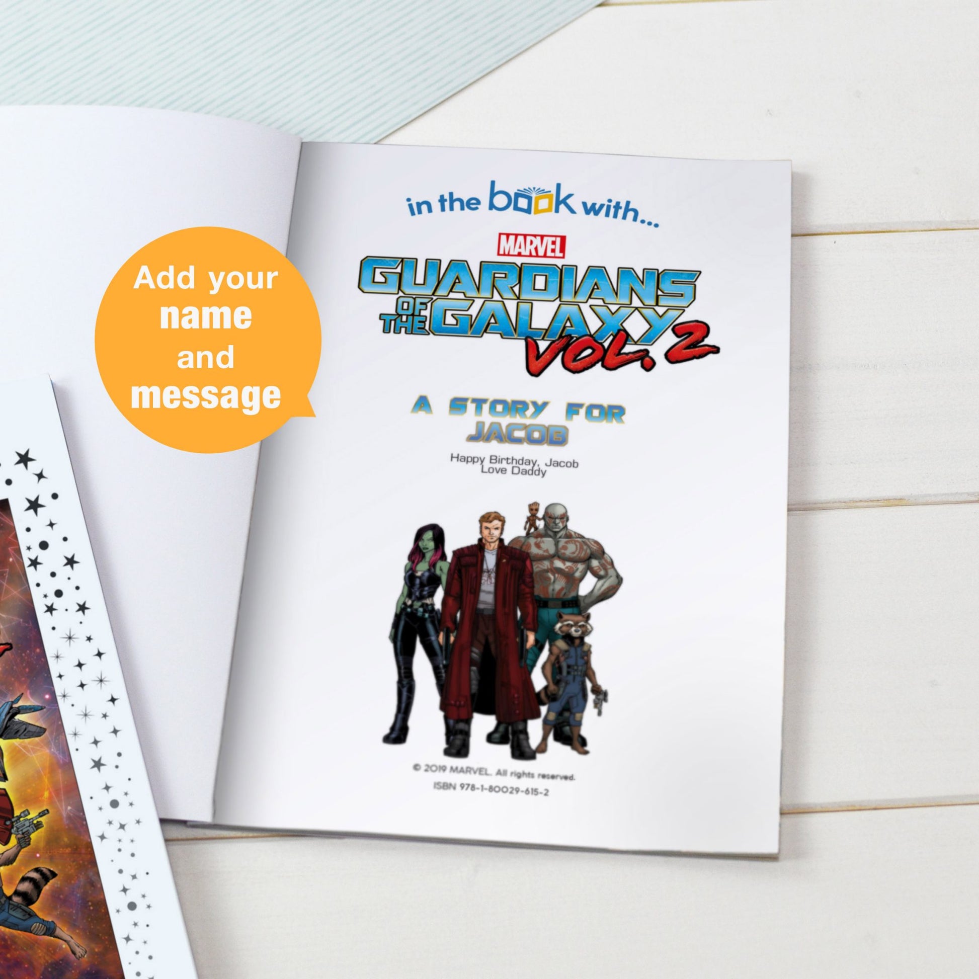 Personalised Marvel Little Favourites - Guardians of the Galaxy 2 Book