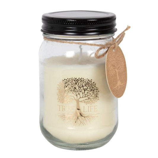 12cm Gold Tree of Life Candle Jar