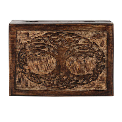 7x5in Wooden Tree of Life Box