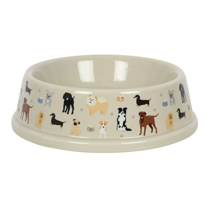 Dog Print Food Bowl