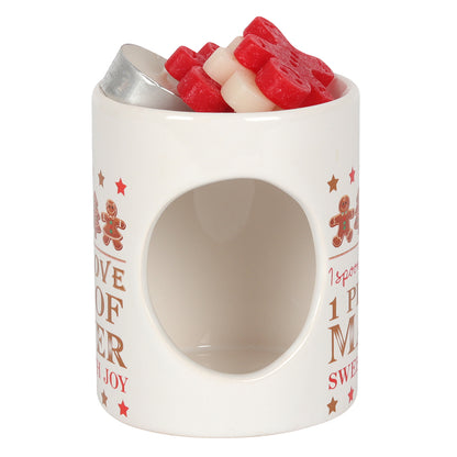 9x10cm Clove and Ginger Wax Warmer Set