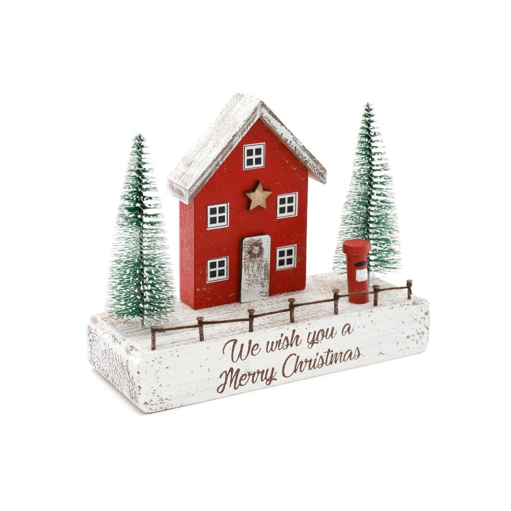 15X12cm Christmas House Decoration